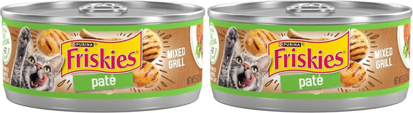 Purina Friskies Wet Cat Food, Pate Mixed Grill - (Pack of 24) 5.5 Oz. Cans12