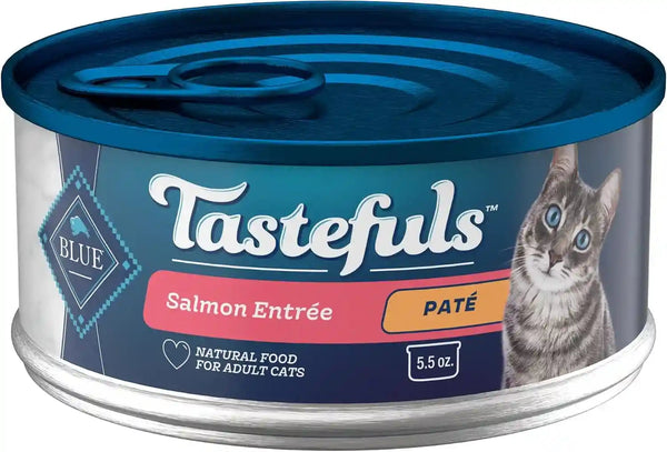 Blue Buffalo Tastefuls Wet Cat Food Paté Variety Pack (Chicken, Turkey & Chicken, Ocean Fish & Tuna) for Adult Cats, Made with Natural Ingredients, 5.5-Oz. Each (24 Cans)19