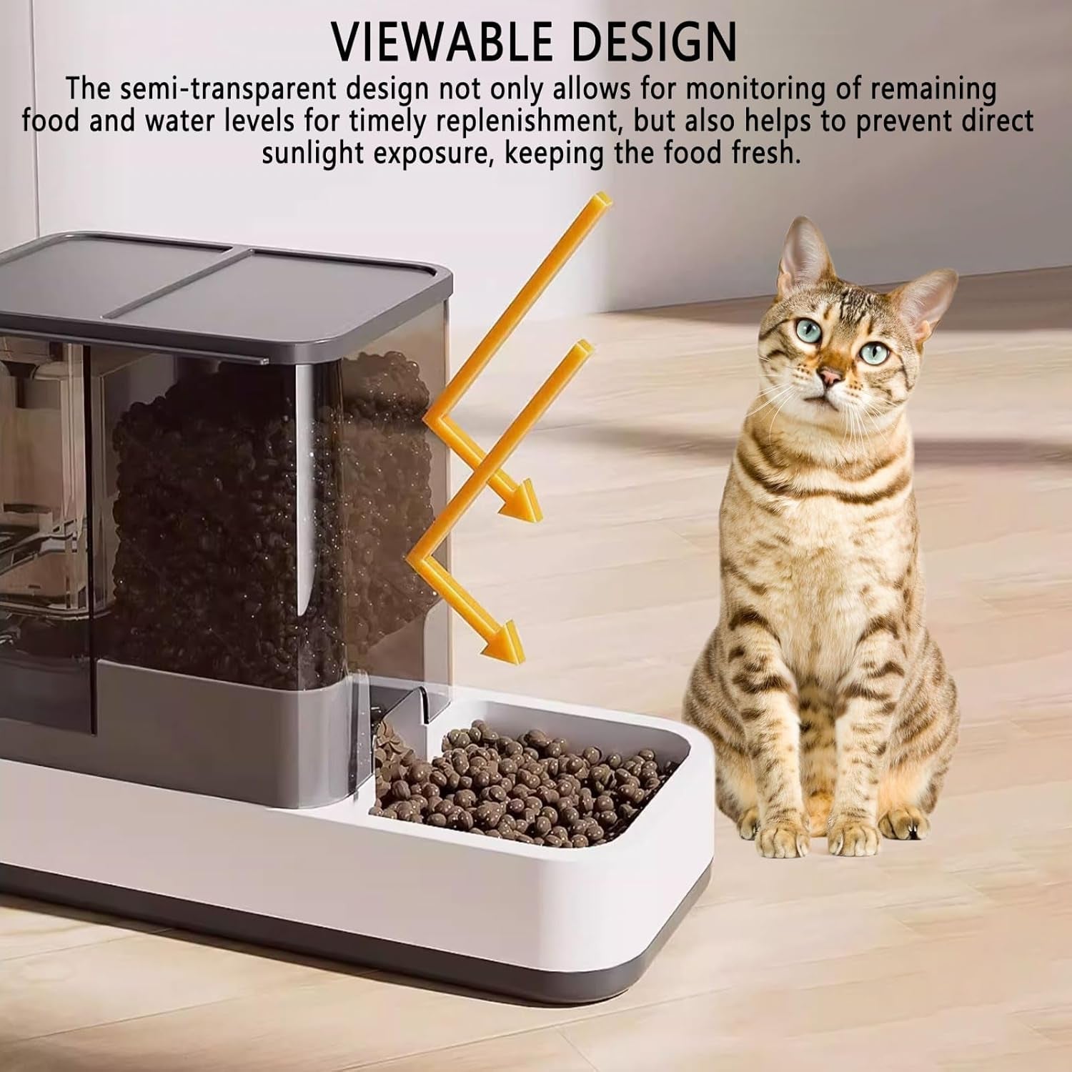 kathson-gravity-cat-food-and-water-dispenser-automatic-dog-feeder-waterer-2-in-1-auto-pet-food-and-water-bowl-set-self-feeding-for-puppy-kitten-grey