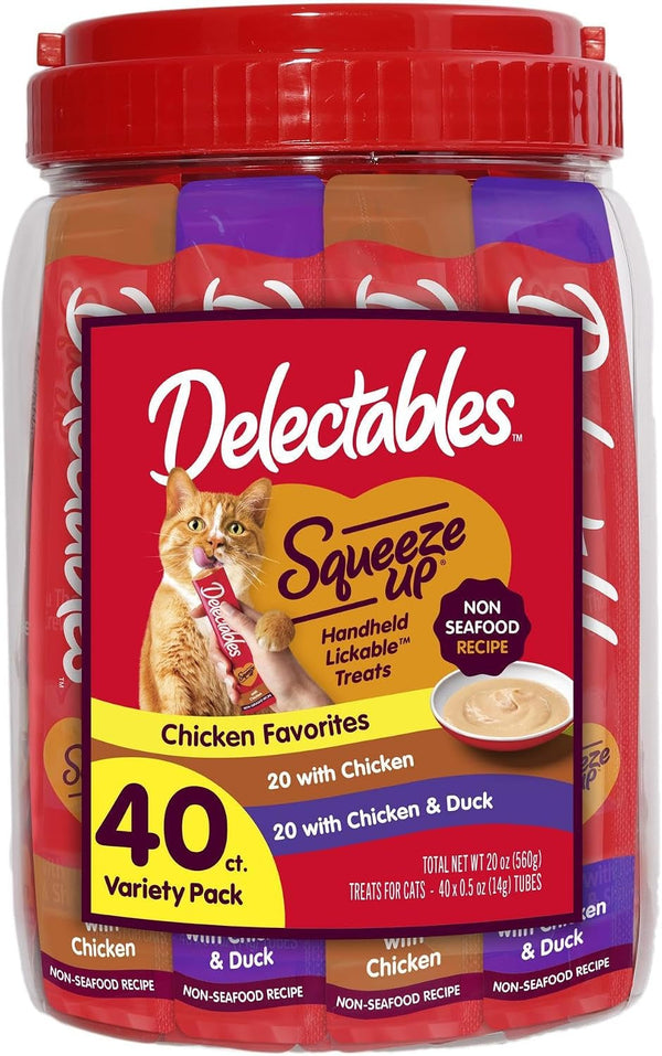 Delectables Squeeze up Non-Seafood Variety Pack Lickable Cat Treat, 20 Count (Pack of 1)13