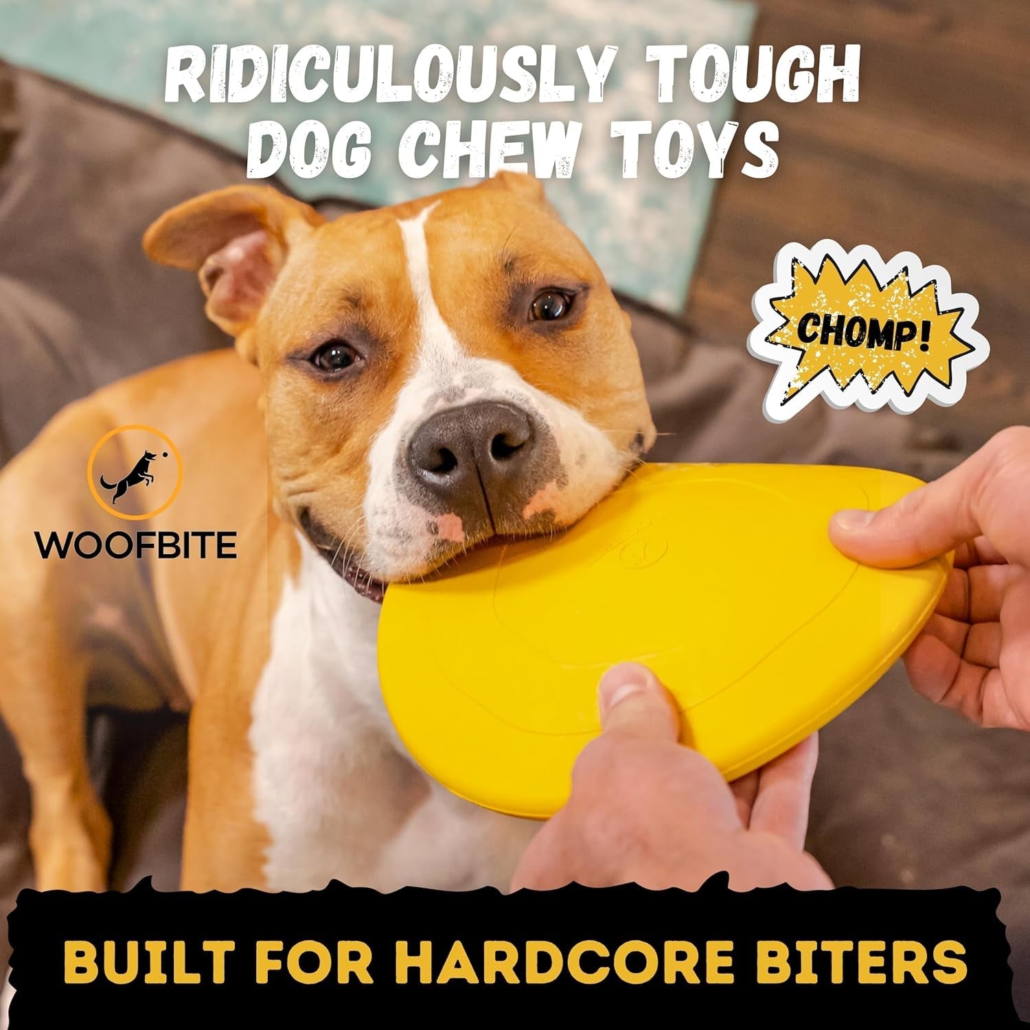 indestructible-dog-disc-lifetime-replacement-medium-large-breed-ultra-durable-for-aggressive-chewers-tough-strong-heavy-duty-natural-rubber-toy-fetch-tug-chew-8in
