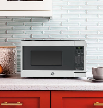 GE Countertop Microwave, 700 Watt 0.7 Cu. Ft., Stainless Steel, GCST07N1WSS | 4 Convenience Cook Settings, One-Touch Controls, Child Lock Technology, Glass Turntable, for Kitchen, Dorm, Office, Apartment3