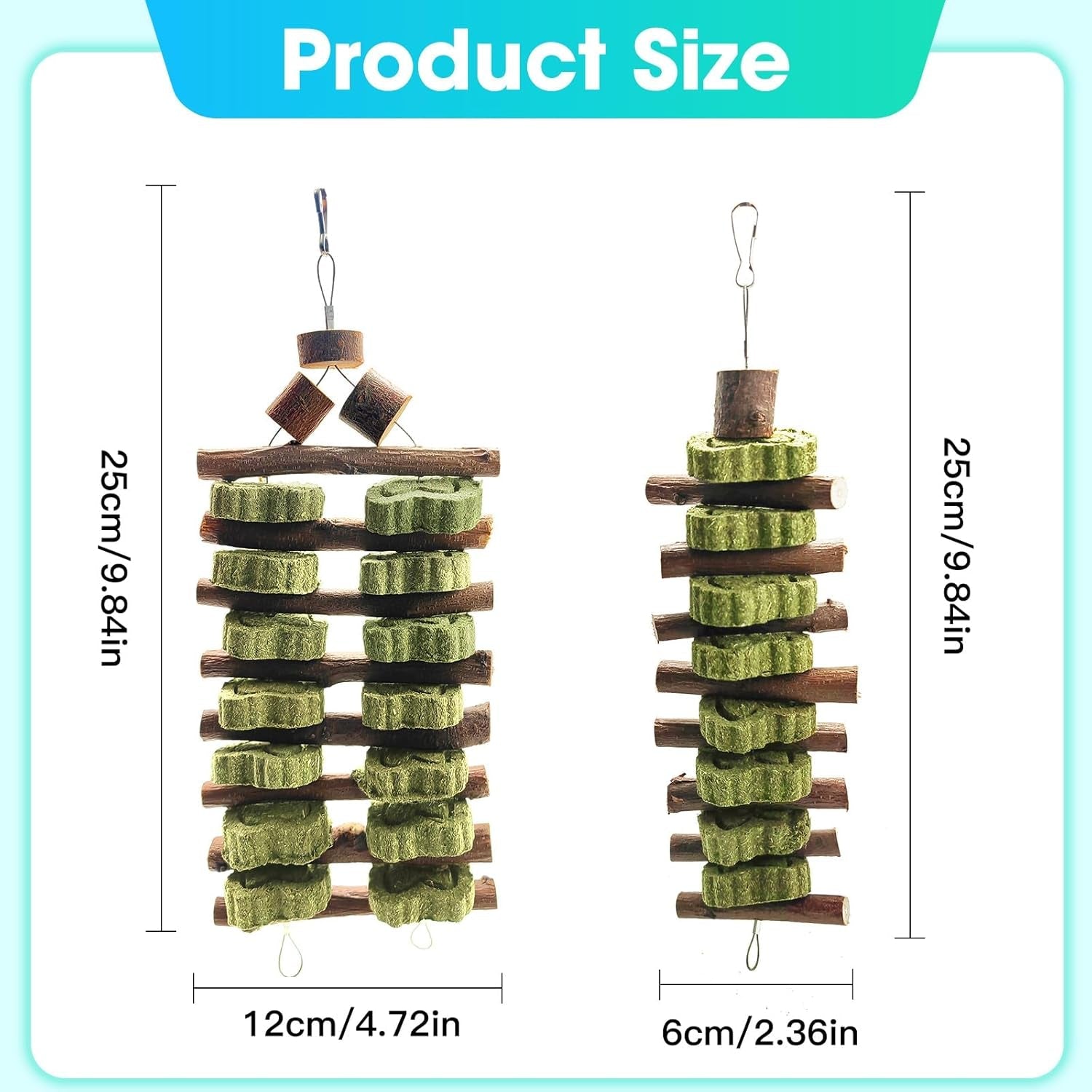 wdefun-natural-apple-wood-clover-cake-teeth-grinding-toy-string-rabbit-snack-chewing-toy-safe-and-durable-pet-teeth-grinding-rod-caring-for-dental-health