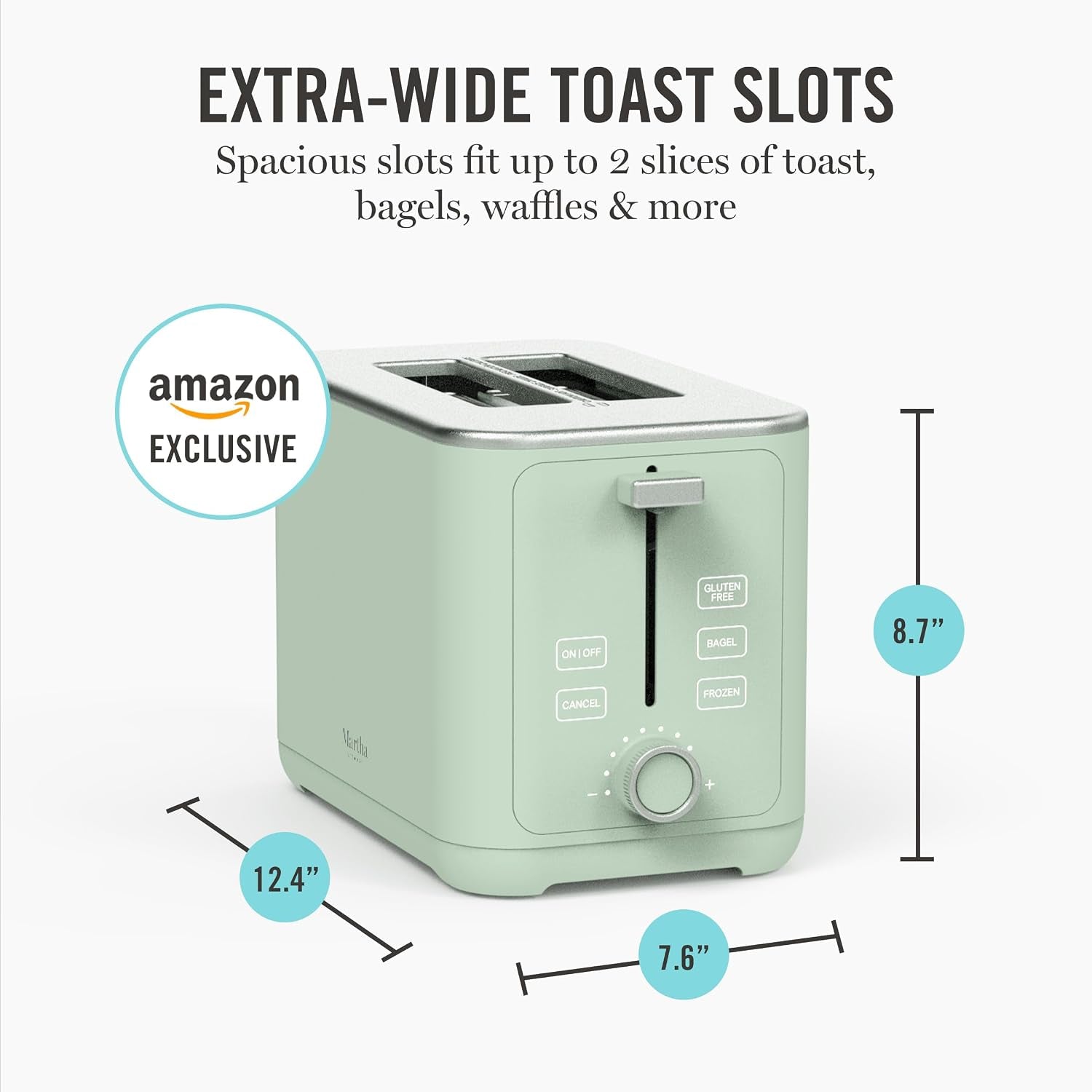 2-slice-toaster-3-presets-10-shade-settings-honeydew-gluten-free-bagels-extra-wide-self-centering-slots-waffles-artisan-bread-shade-memory-cord-wrap-removable-crumb-tray