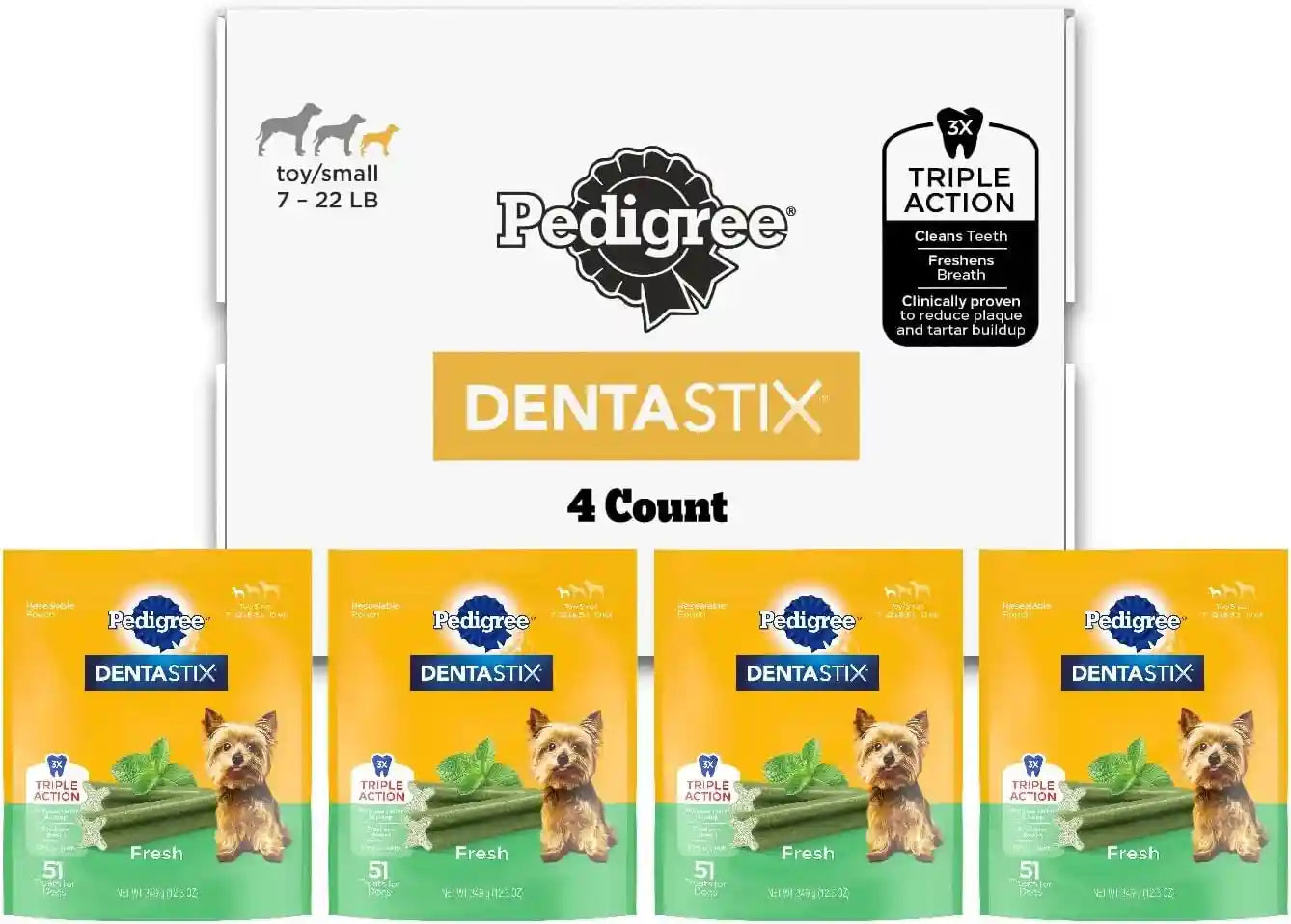 pedigree-dentastix-small-toy-breed-dog-dental-treats-fresh-102-count-triple-action-dental-care-reduces-tartar-cleans-teeth-freshens-breath-for-dogs-7-22-lbs-no-added-sugar-fillers