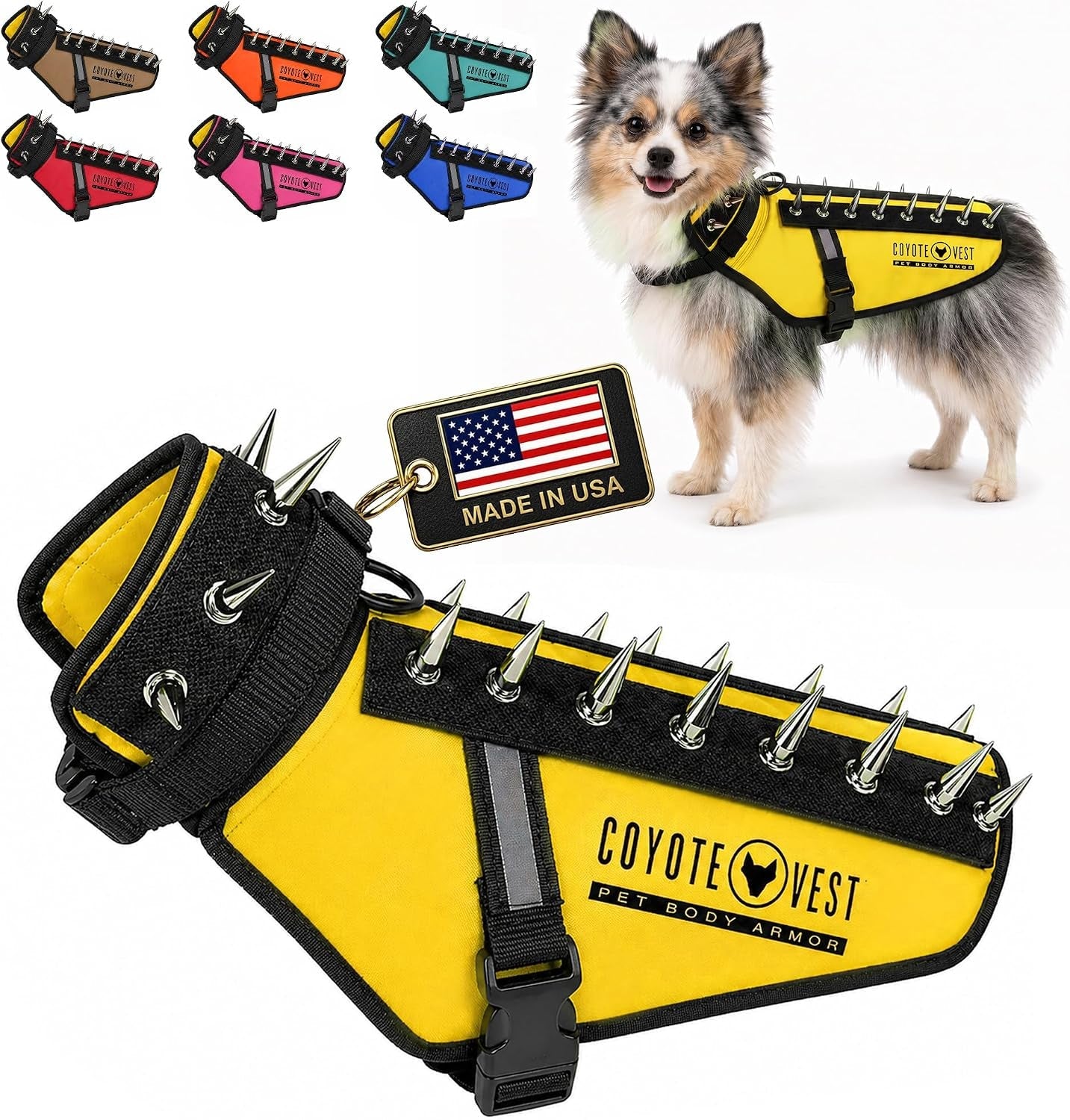 coyotevest-dog-harness-stab-resistant-coyote-vest-small-neon-pink-reflective-stab-resistant-vest-helps-protect-small-dogs-from-coyotes-aggressive-dogs-and-birds-of-prey-made-in-the-usa
