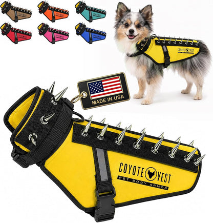 Coyotevest Dog Harness, Stab-Resistant Coyote Vest, Small, Neon Pink | Reflective Stab-Resistant Vest Helps Protect Small Dogs from Coyotes, Aggressive Dogs and Birds of Prey, Made in the USA29