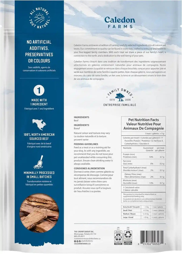 Caledon Farms Value Pack Beef Tendersticks All Natural Dog Treats 340G/12OZ2