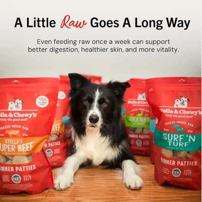 Stella & Chewy'S Freeze-Dried Raw Dinner Patties - Beef Recipe - High Protein Grain-Free Puppy & Dog Food - Perfect for Picky Eaters - 25 Oz5