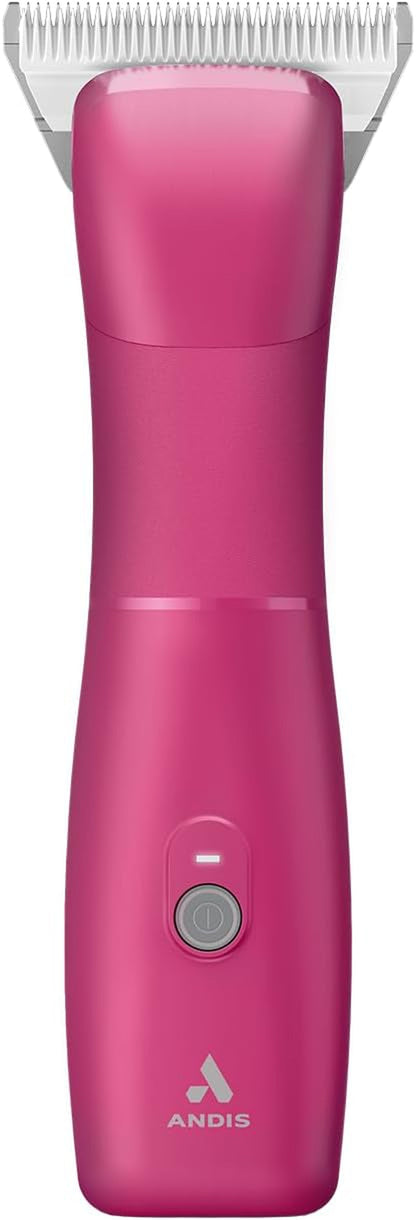 Andis 562772 Emerge Cord/Cordless Clipper, Includes #30 Ceramicedge, Pink | Wide Ceramic Blade Runs Cooler, Powerful Motor, Detachable Blade System, Dog Grooming Clipper1