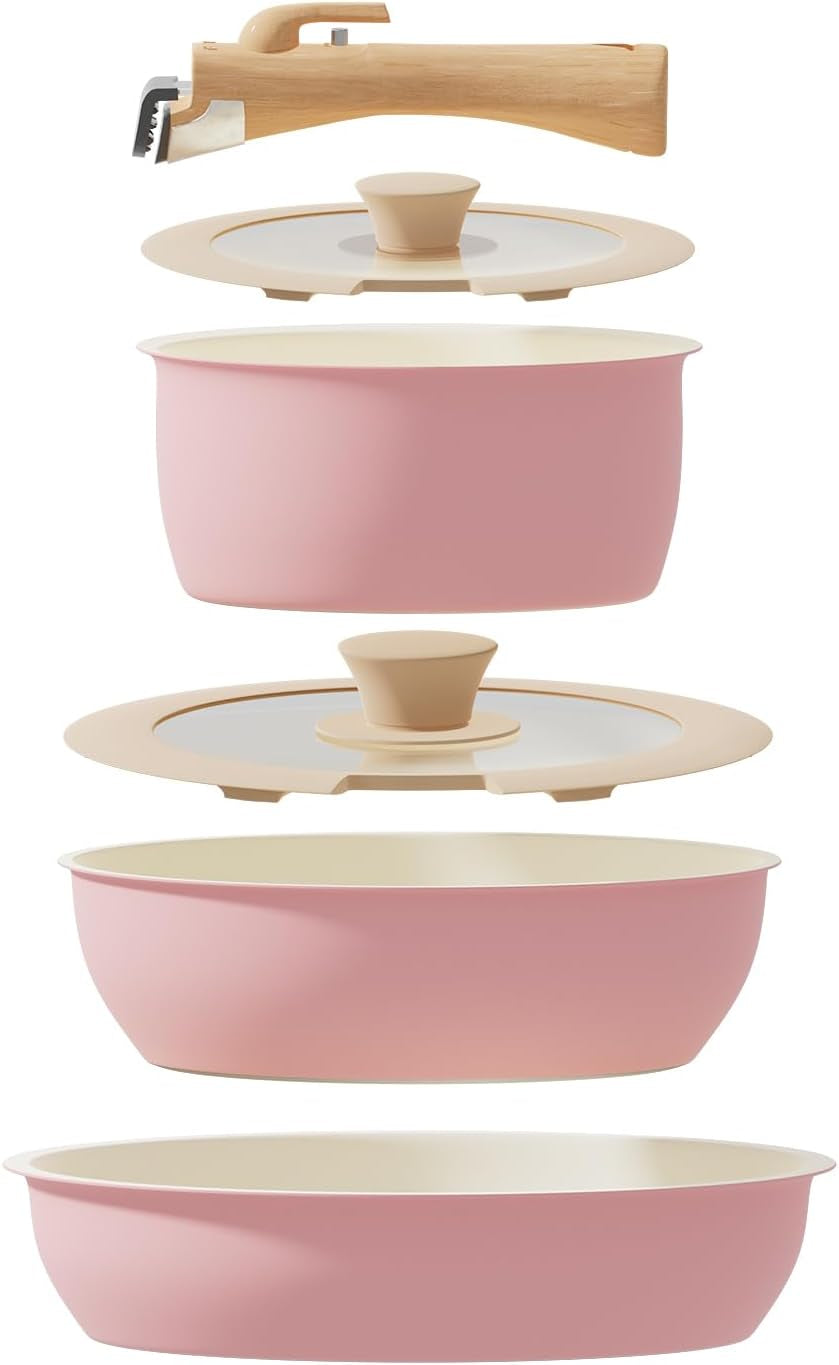6-pieces-kitchen-non-stick-cookware-sets-with-removable-handle-stackable-pots-and-pans-set-nonstick-for-induction-gas-rvs-camping-space-saving-pink