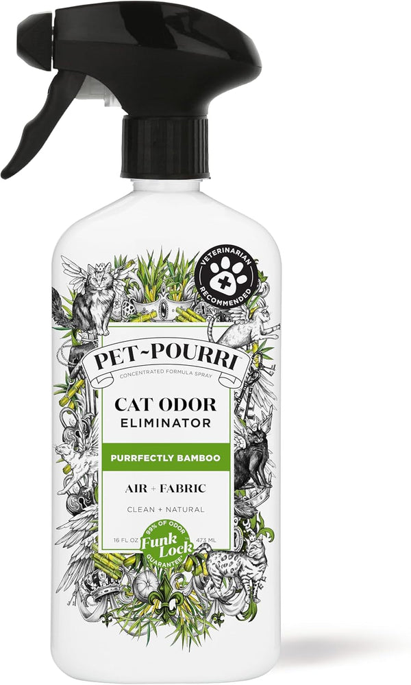Pet-Pourri Pawsitively Fresh Pet Odor Deodorizer Spray, 16 Fl Oz, up to 800 Uses, Air + Fabric Odor Remover with Essential Oils & Plant Based Ingredients, Vet Recommended, Pineapple, Jasmine & Pear13