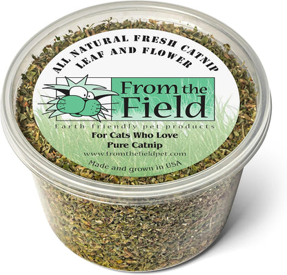 From the Field | 9 Oz Catnip Leaf and Flower Bulk Bag | Organic, Usa-Grown, High Potency Catnip for Cats & Kittens | Resealable, Long-Lasting, Natural Cat Treat for Play & Exercise5