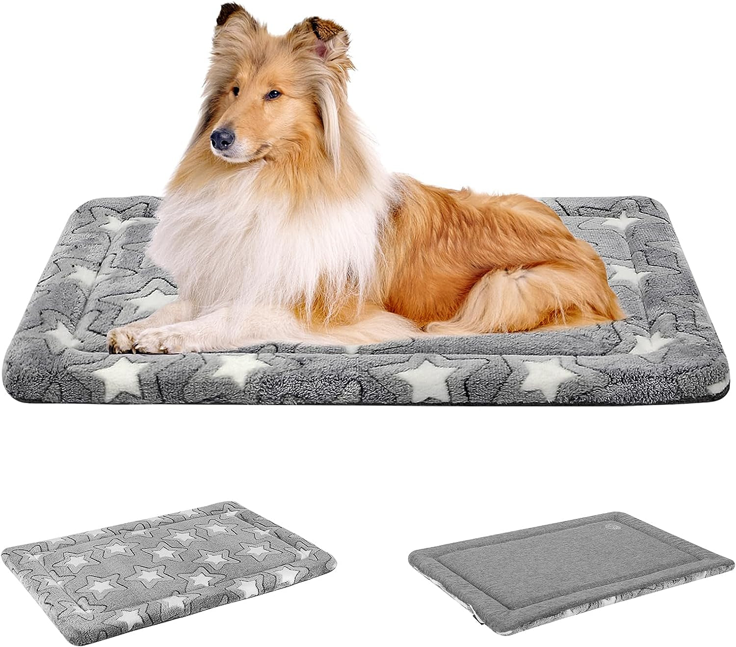 empsign-dog-crate-pad-for-42x28-dog-crate-star-pattern-grey-reversible-kennel-mat-cool-warm-machine-washable-cozy-star-pattern-sleeping-pad-all-season-pet-bed