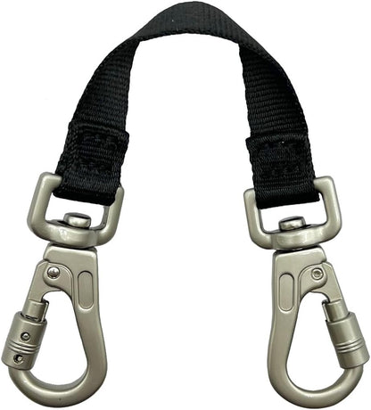 Double Ended Collar Backup Clip for Dog Harnesses, Safety Clip for Prong Collar with Gentle Nylon Webbing for Light Dog6