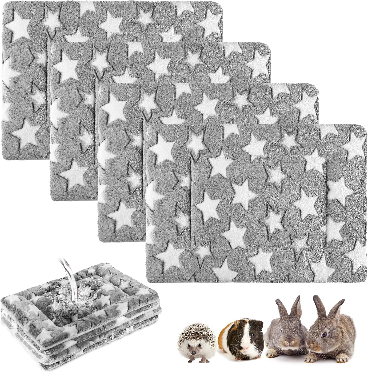 haull-4-pcs-waterproof-guinea-pig-bedding-soft-dog-cat-bed-crate-mat-small-animal-plush-cage-liners-rabbit-bunny-kennel-pad-reversible-cozy-pee-thickened-hamster-padtie-dyed-13-x-10-inch