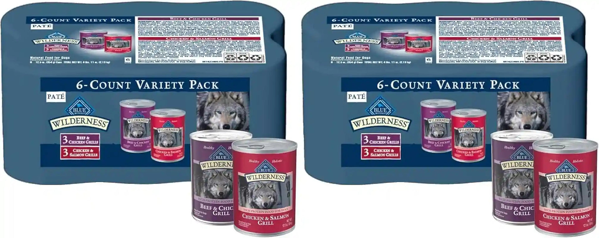 blue-buffalo-wilderness-adult-wet-dog-food-variety-pack-beef-chicken-grill-32g-protein-and-chicken-salmon-grill-35g-protein-grain-free-high-protein-natural-12-5-oz-each-6-cans