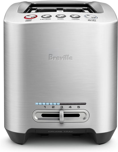 Breville BTA830XL Die-Cast Smart Toaster, 4 Slice, Brushed Stainless Steel | Toast Bagels and Thick Bread in Wide, Long Slots with Variable Browning Control | Includes 'A Bit More' and 'Lift & Look'2