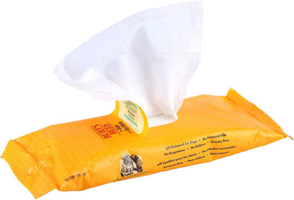 Burt'S Bees for Pets Honey Multipurpose Dog Grooming Wipes Gentle Hypoallergenic Spot Cleaning Sheets Ph Balanced Natural Origin Formula for Paws Face and Butt 50 Count 2 Pack Natural Grooming7