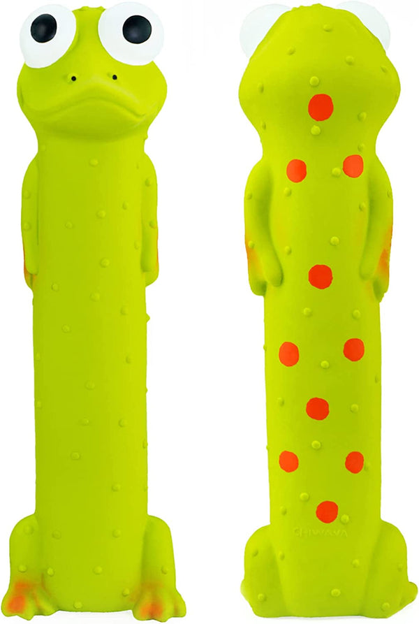CHIWAVA 3PCS 9" Squeaky Latex Dog Toy Standing Stick Animal for Medium Dogs | Puppy Fetch Interactive Play for Small Medium Dog,Indoor & Outdoor Training Toys,Assorted Colors10