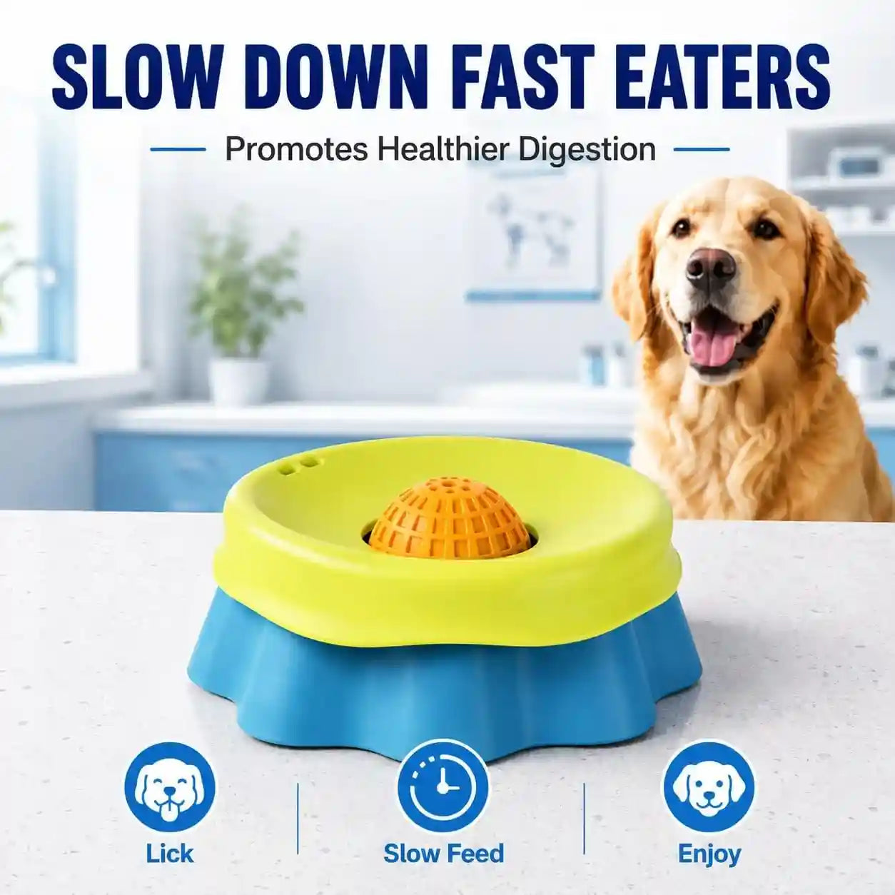 slow-feeder-dog-bowl-with-rolling-ball-2-in-1-silicone-dog-lick-bowl-for-liquid-treats-anti-slip-interactive-licking-toy-for-small-medium-large-dogs-cats-food-grade-easy-clean-blue-yellow