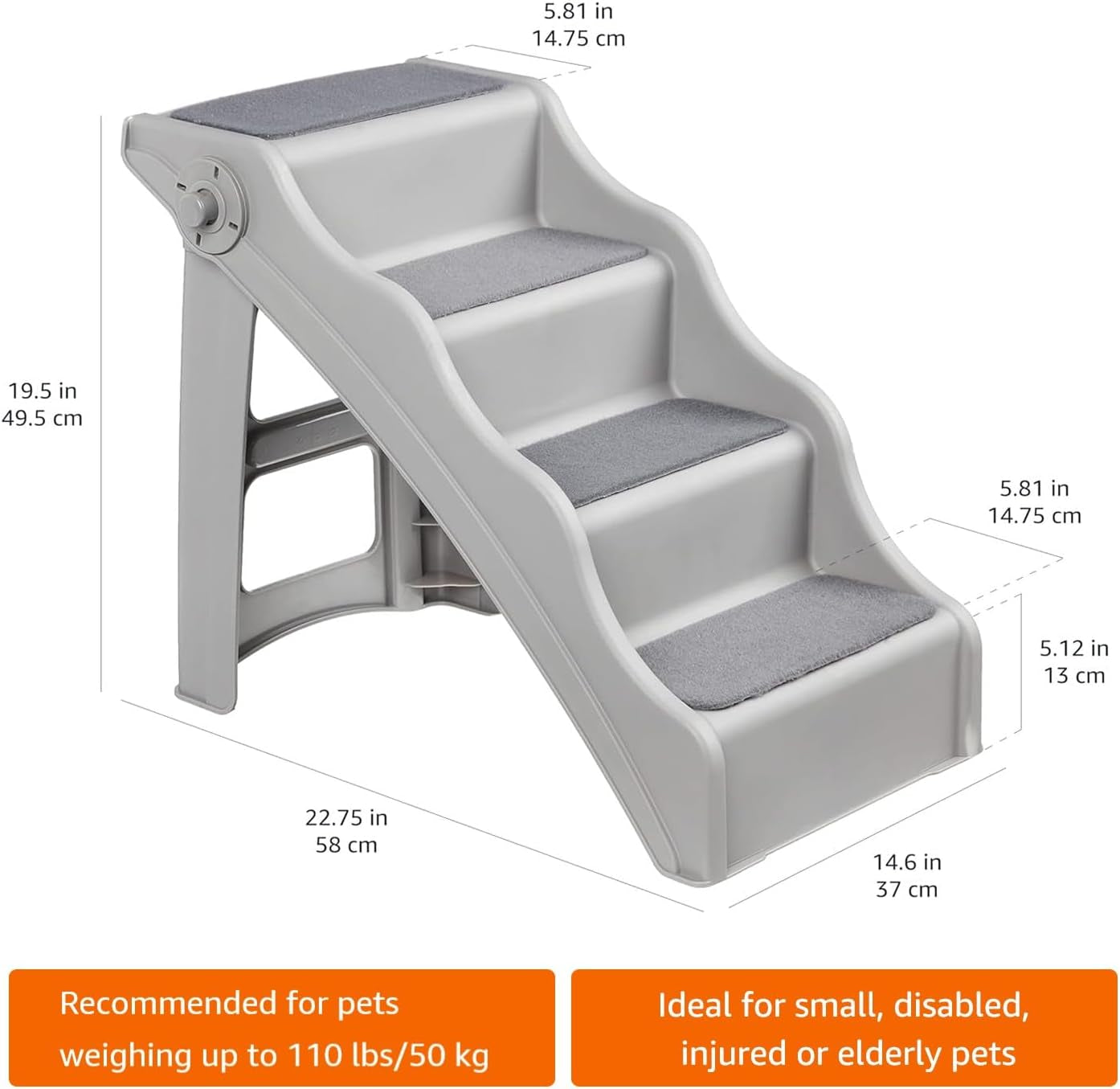 amazon-basics-foldable-non-slip-pet-stairs-for-small-dogs-and-cats-senior-pets-easy-to-climb-14-6-x-22-75-x-19-5-grey