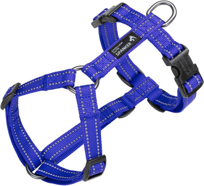 EXCELLENT ELITE SPANKER No Pull Dog Harness Reflective Nylon Vest L-Shaped Adjustable Easy Pet Harness for Small Medium Large Breeds Dogs Walking Training Black Red(Pink-M)13