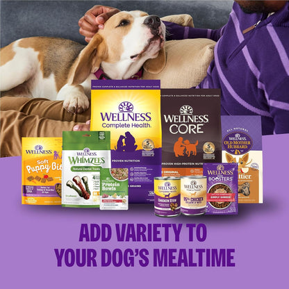 Wellness Complete Health+ Adult Dry Dog Food with Freeze Dried Wellbites, Wholesome Grain Kibble+, Natural, Chicken and Oatmeal Recipe, 4 Lb Bag8