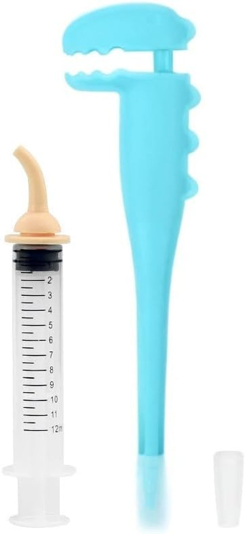 dinosaur-pet-pill-shooter-for-cats-and-dogs-soft-silicone-tip-medicine-dispenser-for-pills-capsules-reusable-animal-pill-gun-pet-pill-dispenser-2-silicone-tips-for-cats-puppies-and-small-animals-medicine-pill-pusher