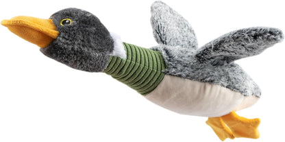 Best Pet Supplies Interactive Squeaky Dog Chew Toy, Ideal Dog Toys for Chewers, Small, Medium & Large Dogs, and Fetch Lovers - Crinkle Duck (Yellow), Large40