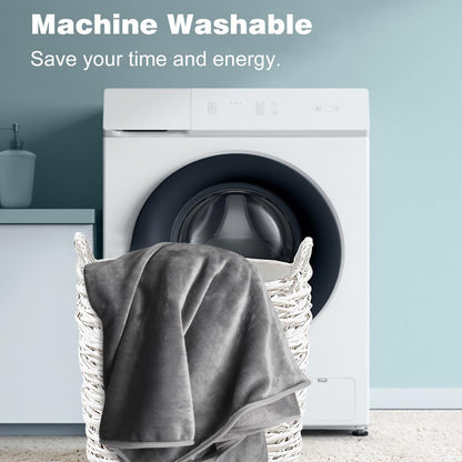 Onarway Dog Blanket Washable for Puppy: 4 Packs Dog Blankets 40”X28” | Fluffy Soft Small Throw for Cat Puppy Kitten Dogs - Fleece Pet Blankets for Bed Sofa Car and Indoor - Grey and Khaki6