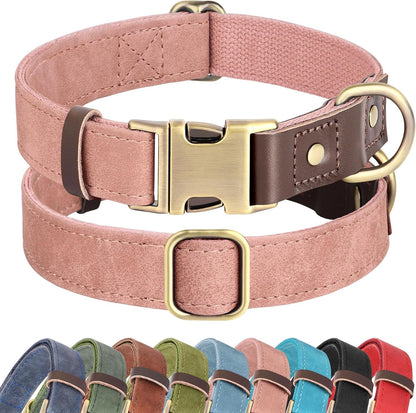 Didog PU Leather Dog Collar for Small Dogs Puppy, Soft Lining, Green S | All-Day Comfort for Daily Walks and Backyard Play, Quick Release Metal Buckle for Easy on & Off, D-Ring for Leash, Easy Clean19