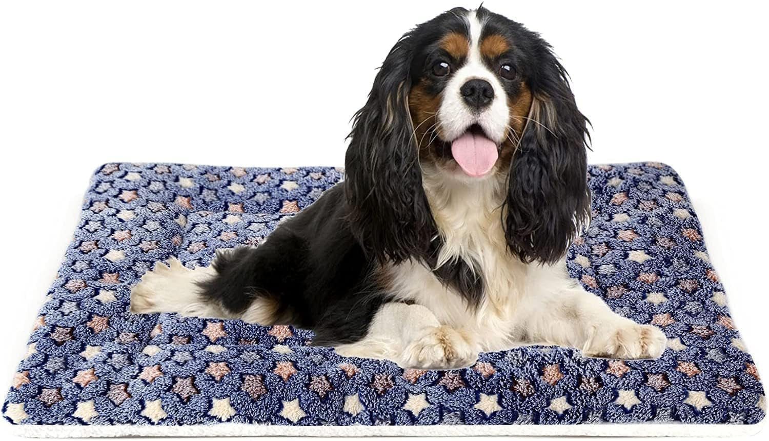 mora-pets-cat-bed-dog-crate-pad-ultra-soft-pet-bed-with-cute-star-print-washable-crate-mat-for-small-dogs-and-indoor-cats-reversible-fleece-dog-kennel-pad-cat-carrier-mat-14-x-17-5-inch-grey