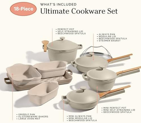 Our Place Ultimate Cookware Set, 18-Piece Nonstick Cookware & Bakeware Set7