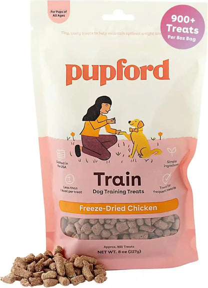 Pupford Freeze Dried Training Treats for Dogs & Puppies, 475+ Three Ingredient Bites (Beef Liver, 4 Oz)10