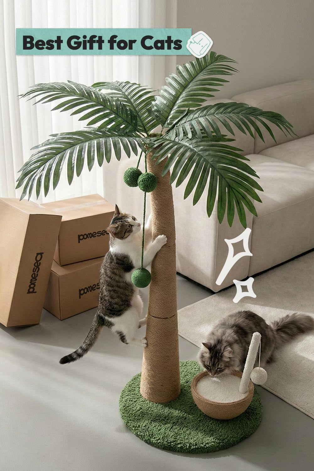 33-tall-cat-scratching-post-natural-jute-cat-scratcher-for-indoor-cats-coconut-tree-straw-design-with-hanging-toy-ball-rest-platform-stable-furniture-protector-for-kittens-adult-cats-m