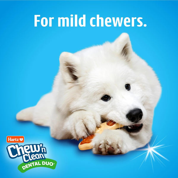Hartz Chew ‘N Clean Chew Toy and Treat in One Chicken Flavored Tri-Point Dog Toy, Small4
