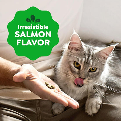 Greenies Feline Smartbites Skin & Fur Health Cat Treats, Salmon, 4.6 Oz | Fish Oil & Flaxseed, Omega-3S, No Artificial Flavors or Preservatives, under 2 Calories per Treat, Crunchy & Soft7
