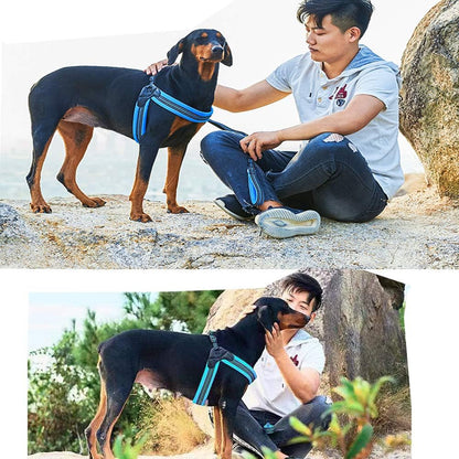 Dog Harness No Pull Ultra Soft Breathable Padded Pet Harness 2 Adjustable Botton, 3M Reflective Pet Harness for Dogs Easy Control for Small Medium Large Dogs5
