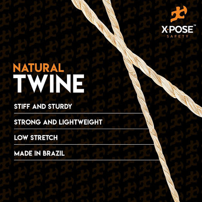 Sisal Twine - 2 Ply Thin Natural Fiber Rope on Spool - for Cat Scratching Post, Cat Tree Replacement Parts, Pet Toy - Decorative Cordage, Pole Wrap (150Ft)4