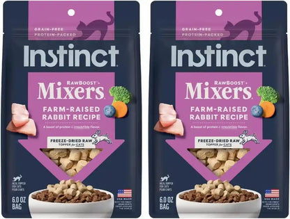 Instinct Freeze Dried Mixers, Cat Food Toppers, Digestive Health, 5.5 Oz | Freeze-Dried Raw Meal Topper or Treat, Functional Whole Foods, Fiber, and Probiotics for Gut Support18