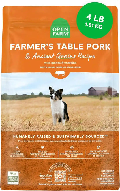 Open Farm Ancient Grains Dry Dog Food, Wild Caught Salmon Kibble, 22Lb Bag | All Life Stages, All Breed Sizes, Protein-Rich & Nutrient Dense, 100% Traceable Ingredients, Non-Gmo Fruits & Veggies.16