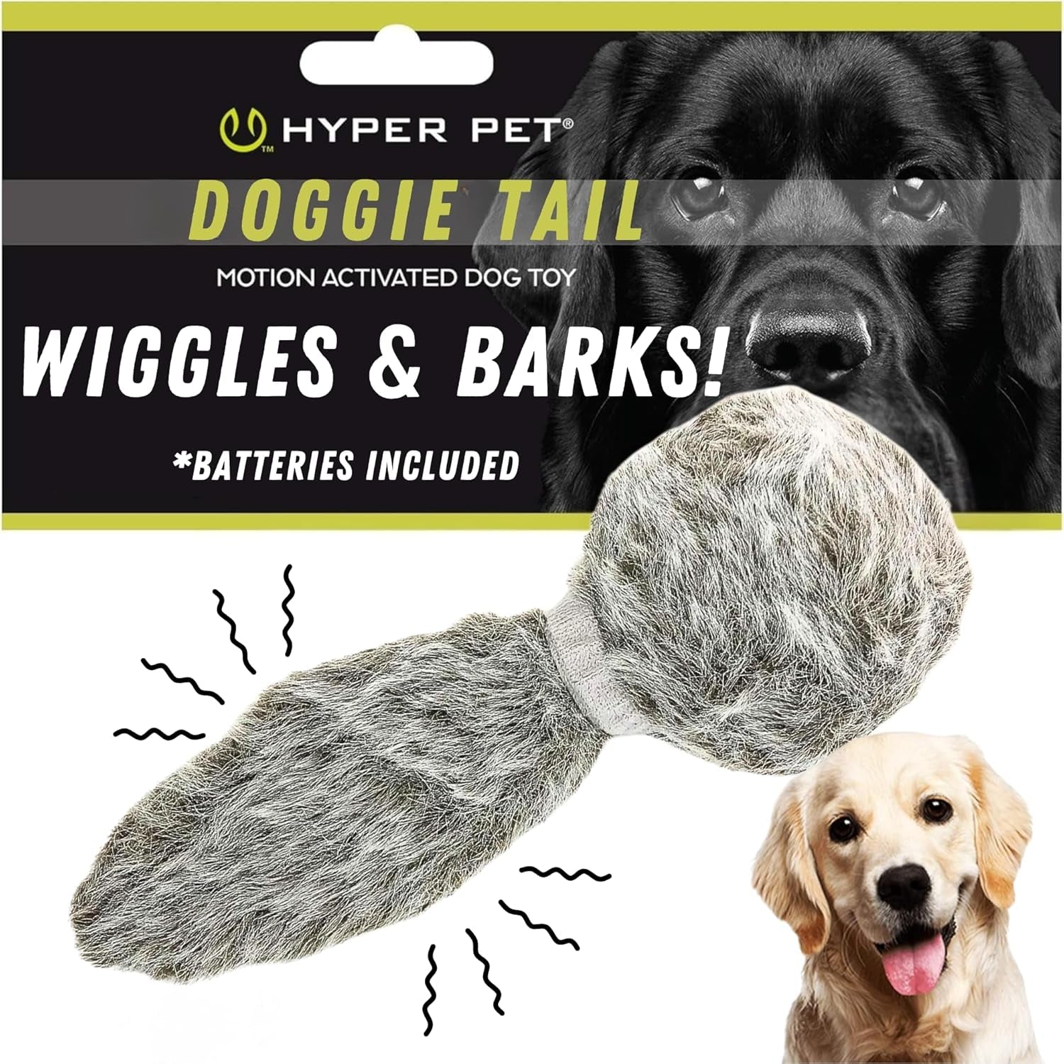 hyper-pet-doggie-tail-interactive-plush-automatic-dog-toy-wiggles-barks-durable-boredom-buster-with-batteries-included-vibrating-action-keeps-curious-pups-of-all-breeds-engaged-and-entertained