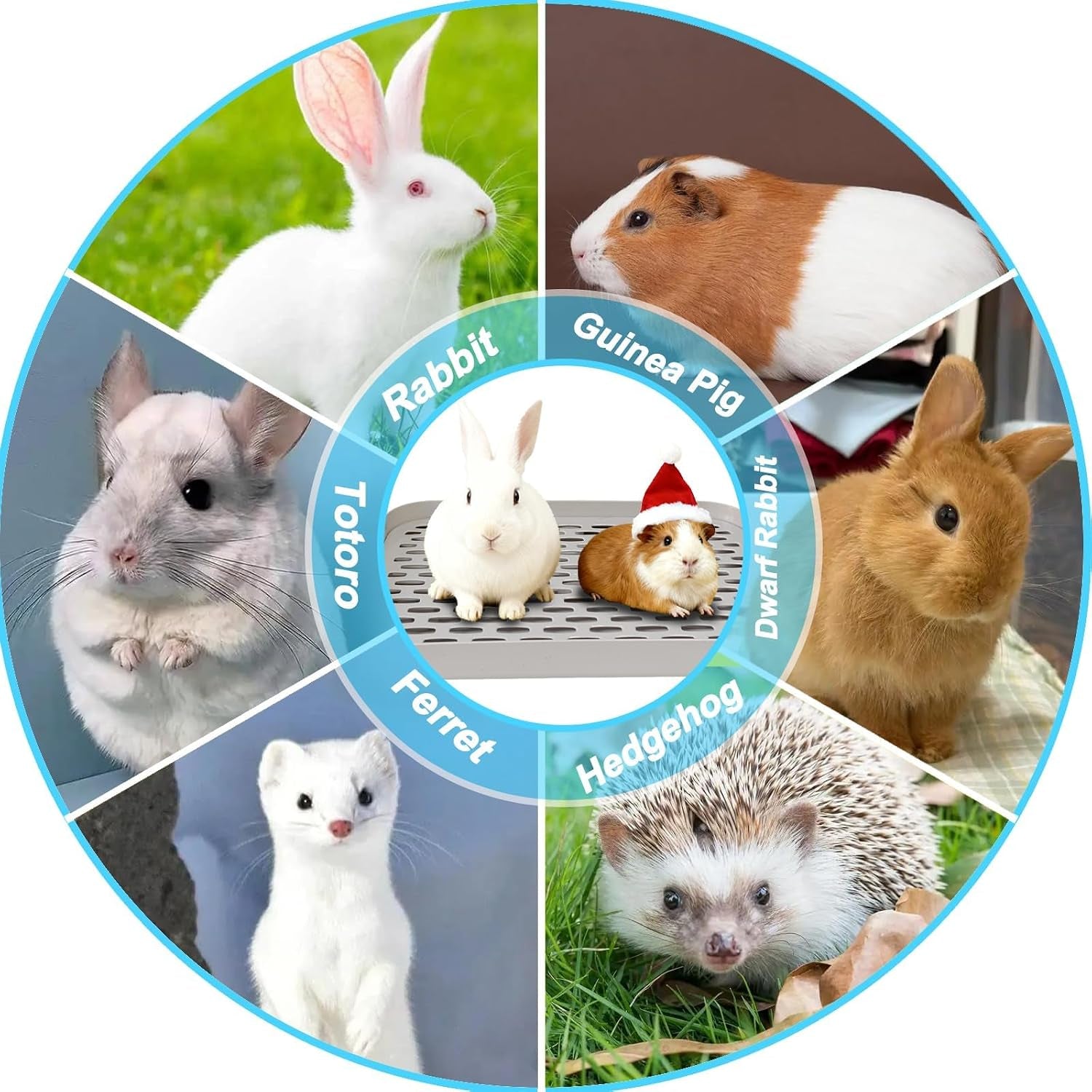 kathson-rabbit-litter-box-bunny-potty-trainer-tray-guinea-pig-litter-box-with-grid-small-animal-toilet-for-bunny-guinea-pigs-ferret-cats-chinchilla-grey-large