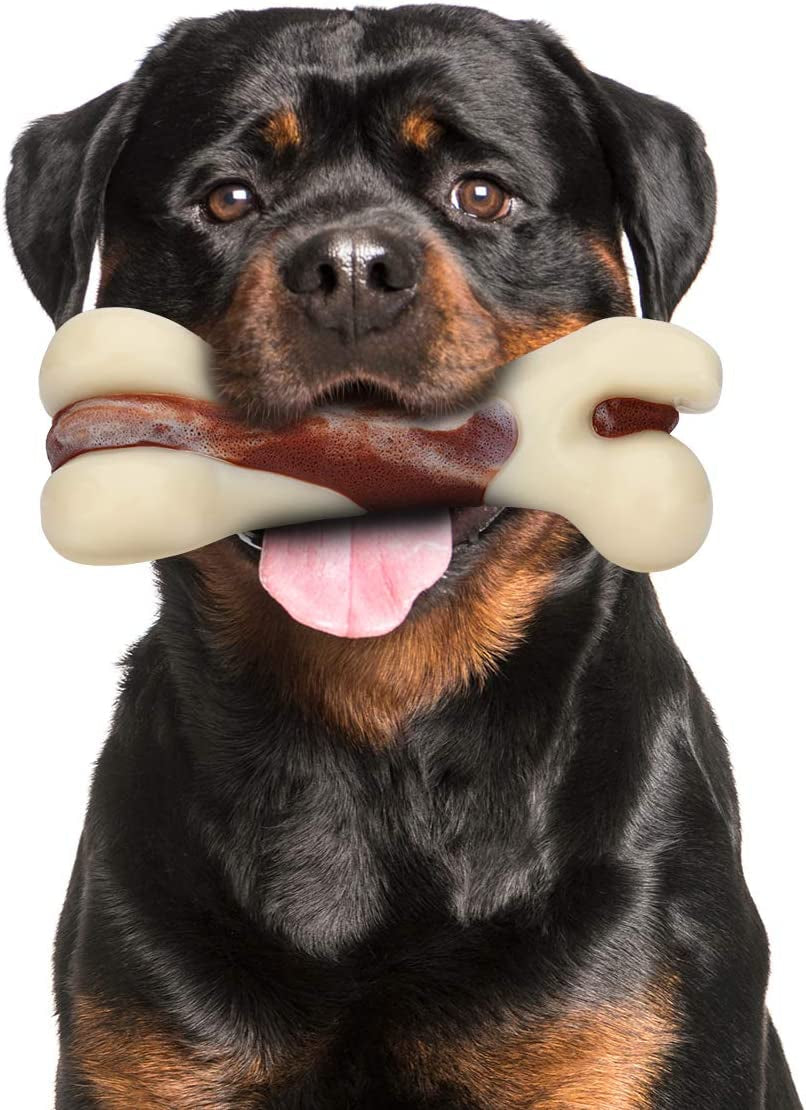 tikaton-indestructible-dog-chew-toys-for-aggressive-chewers-beef-flavor-durable-dog-teething-chew-toys-bones-for-large-medium-small-puppies