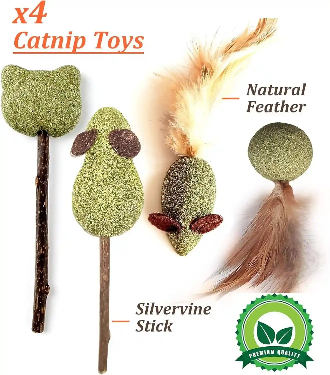 12-pack-catnip-toys-for-cats-silvervine-sticks-catnip-balls-cat-nip-mice-kicker-toys-silver-vine-organic-chew-toys-kitten-teething-toy-interactive-enrichment-green