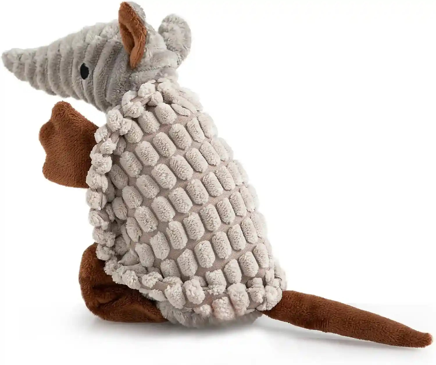 hollypet-plush-dog-squeaky-toy-stuffed-armadillo-animal-pet-puppy-chew-toys-with-clean-teeth-for-small-medium-large-all-breed-sizes-dogs-gray-8-in