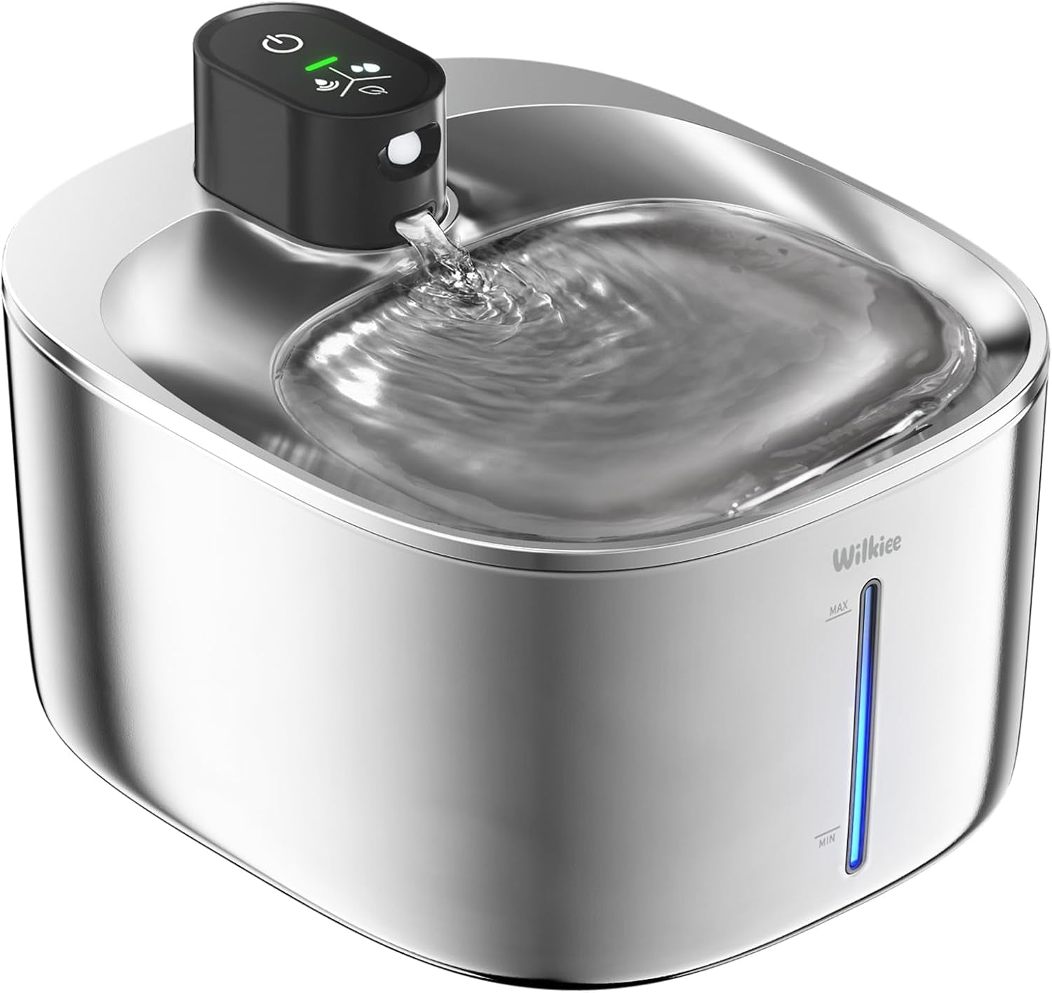 cat-water-fountain-stainless-steel-138fl-oz-4-1l-cordless-cat-fountain-wireless-pet-fountain-4000mah-battery-indoor-triple-water-modes-25-db-ultra-quiet