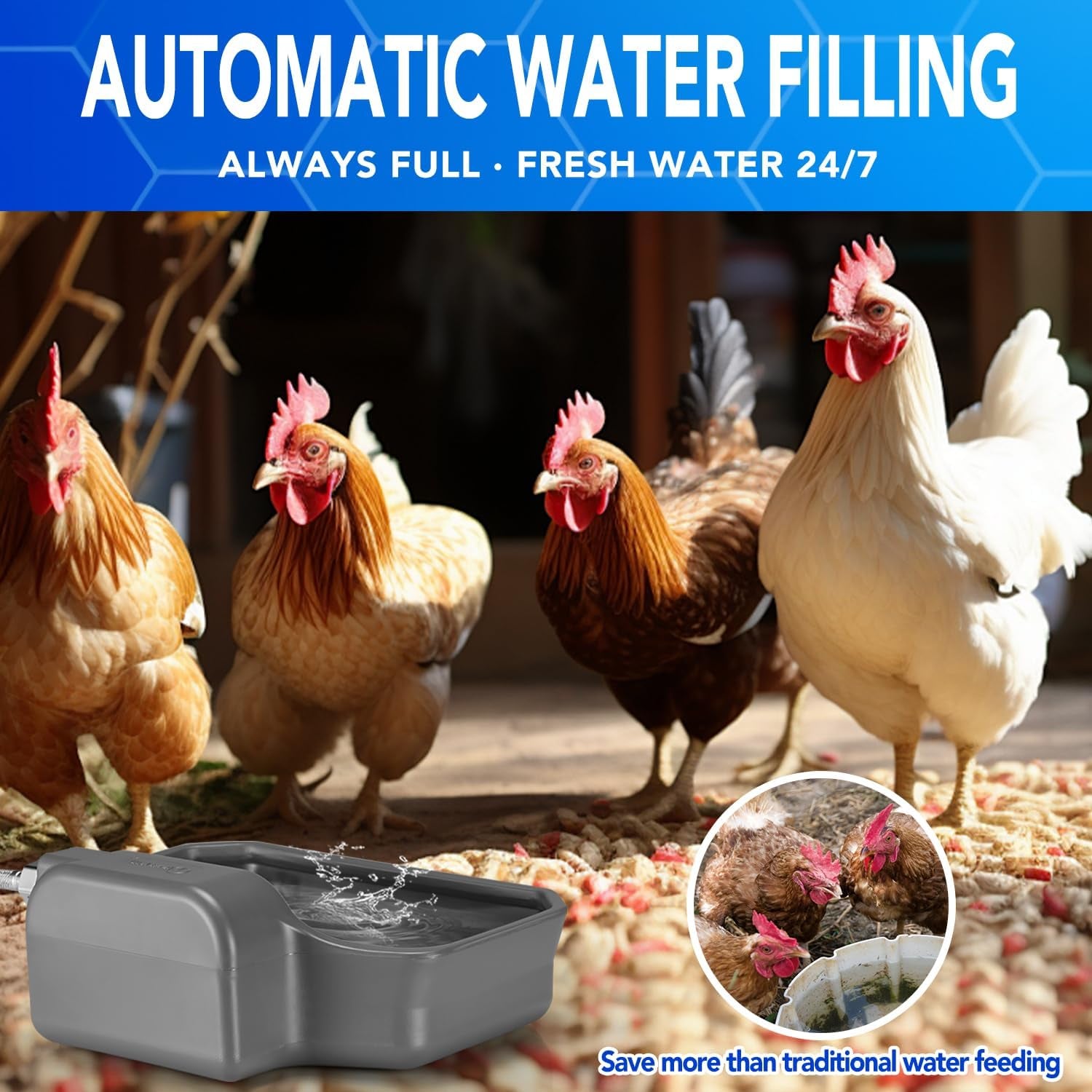 petten-auto-fill-dog-water-bowl-dispenser-outdoor-large-capacity118oz-1gal-auto-dog-water-dispenser-with-3-4-ght-male-faucet-connector-water-bowl-dispenser-for-dog-cat-livestockgray