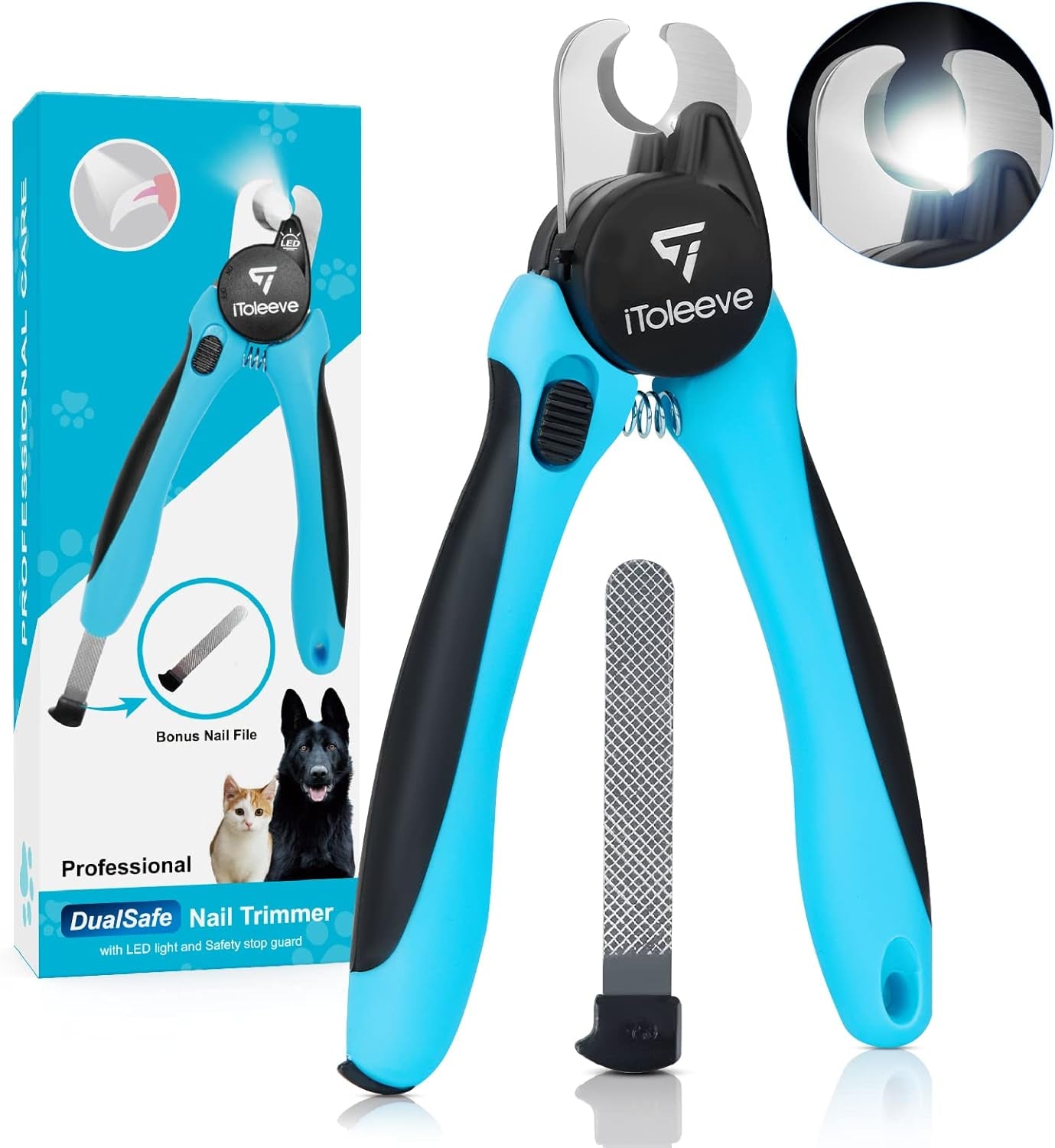 itoleeve-led-dog-nail-clipper-with-light-illuminates-nails-or-bloodline-for-safe-and-easy-trimmers-extra-sharp-for-thick-nails-quick-sensor-avoid-over-cutting-toenail-for-cats-dogs